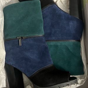 Katy Perry Suede Boots, 11, regular width, wide heel boot